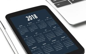 2018 marketing budget calendar